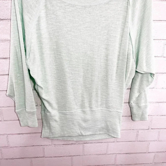 We the Free - Free People Mint Green Dolman Sleeve Pullover Shirt Women's XS - Picture 3 of 8